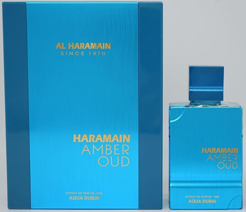 Amber Oud Aqua Dubai 2.53oz Extrait de Parfum By Al Haramain