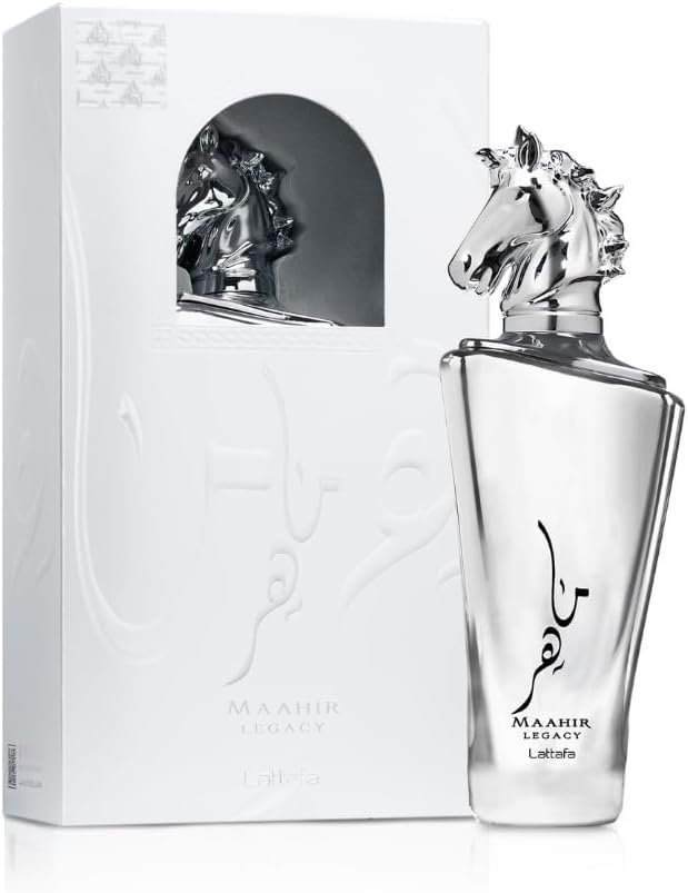 Lattafa Maahir Legacy Silver 3.4oz Eau De Parfum